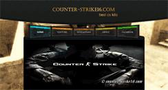 Desktop Screenshot of counter-strike16.com